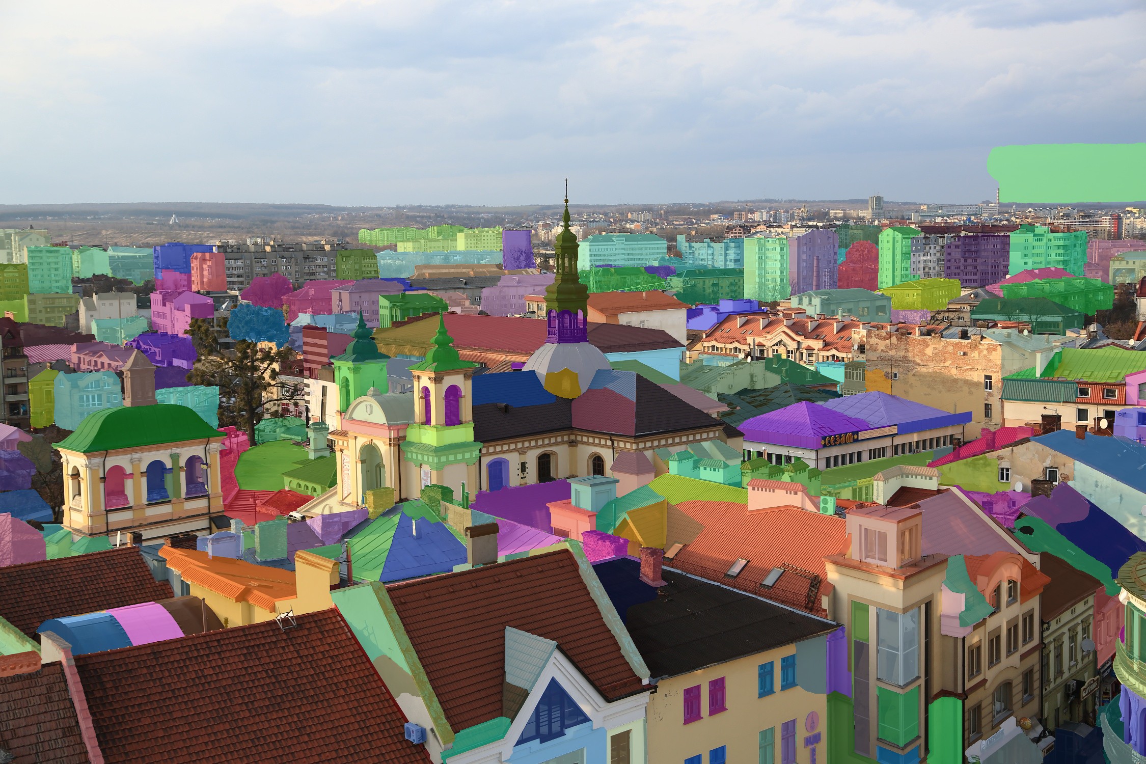 Whole image segmentation granularity 0.20